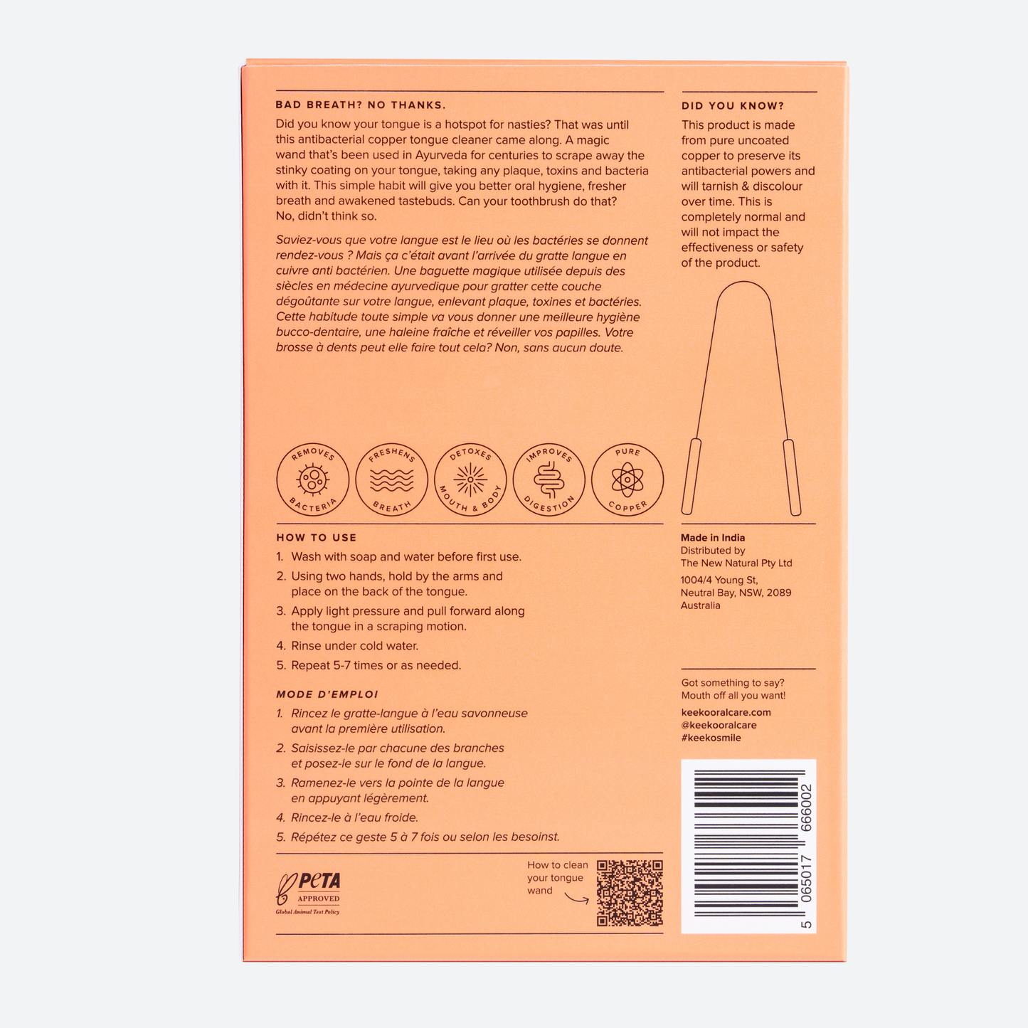 Premium Copper Tongue Cleaner