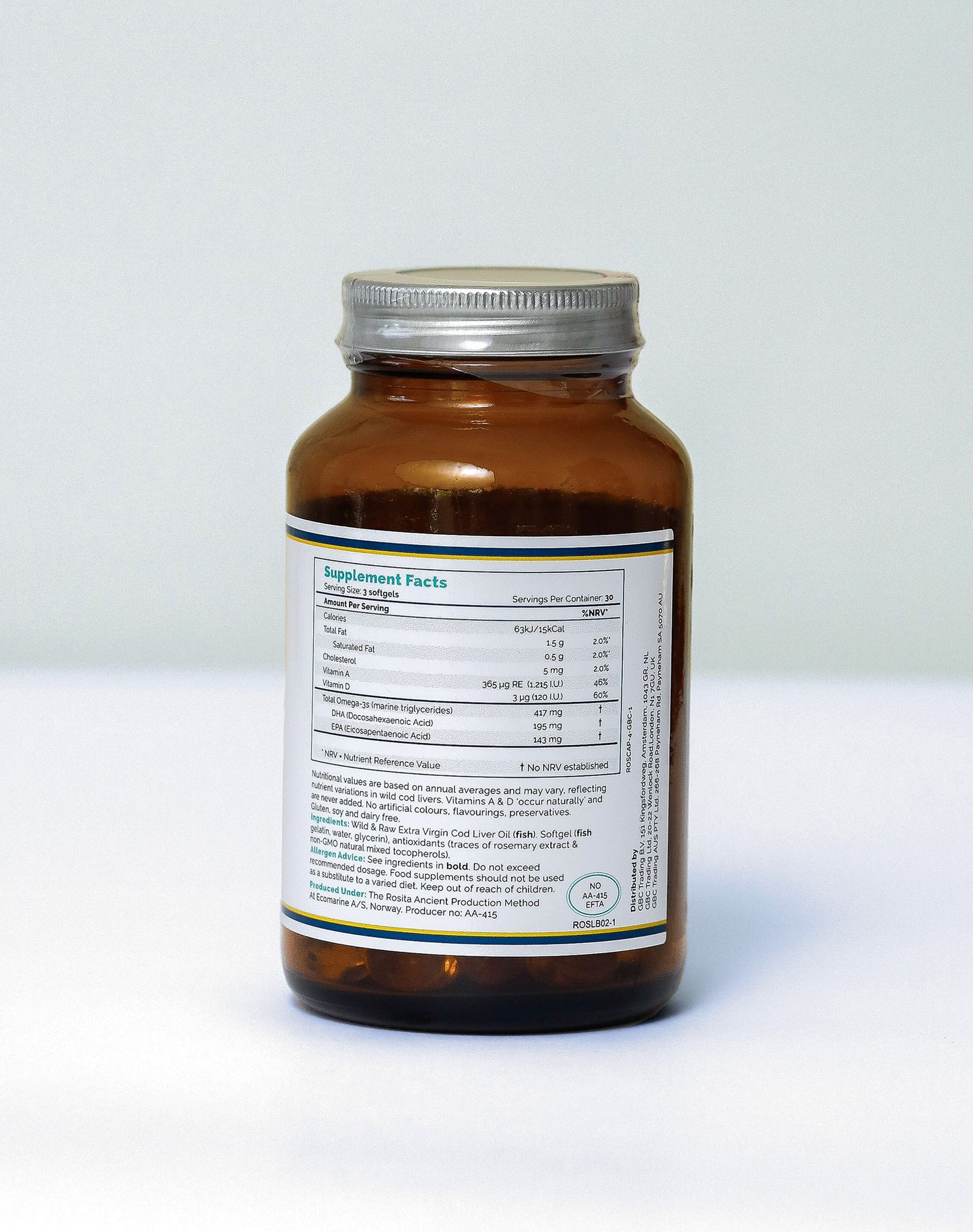 Rosita Cod Liver Oil Capsules